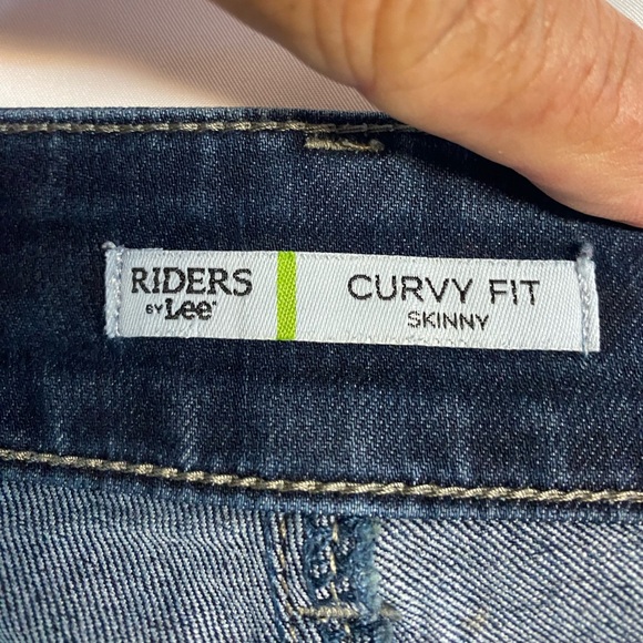 Riders by Lee Curvy Fit Skinny Denim Jeans Women’s Size 14M - Picture 3 of 4